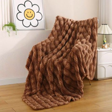 Chăn Đông Mỏng - Chăn Lông Chồn Vằn Nhập Khẩu Cao Cấp Loại 1 - Siêu mềm, Mịn mượt